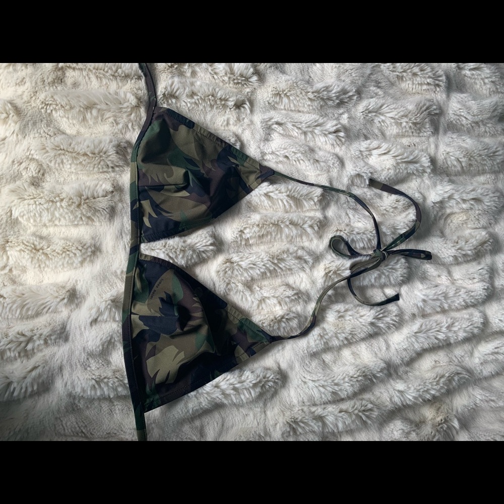 Camo Swimsuit Top
